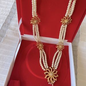 Gold plated jwellers include bangles and earring / necklace